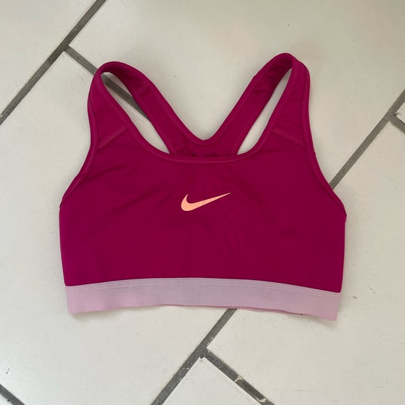 Nike Pink Sports Bra - Picture 1 of 2